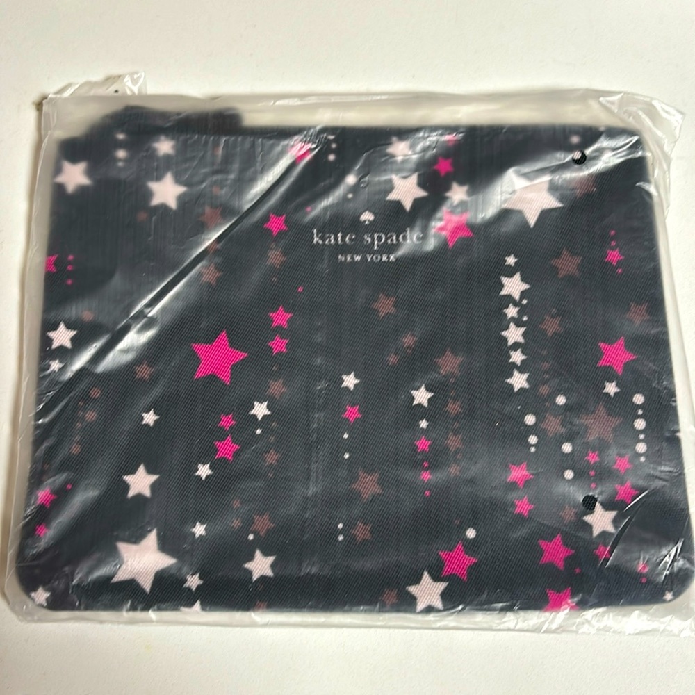 NEW Kate Spade zippered star pouch